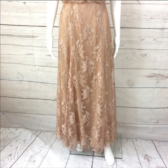 Donna Morgan “Natalya” Maxi Lace Bridesmaid Gown - Picture 7 of 15